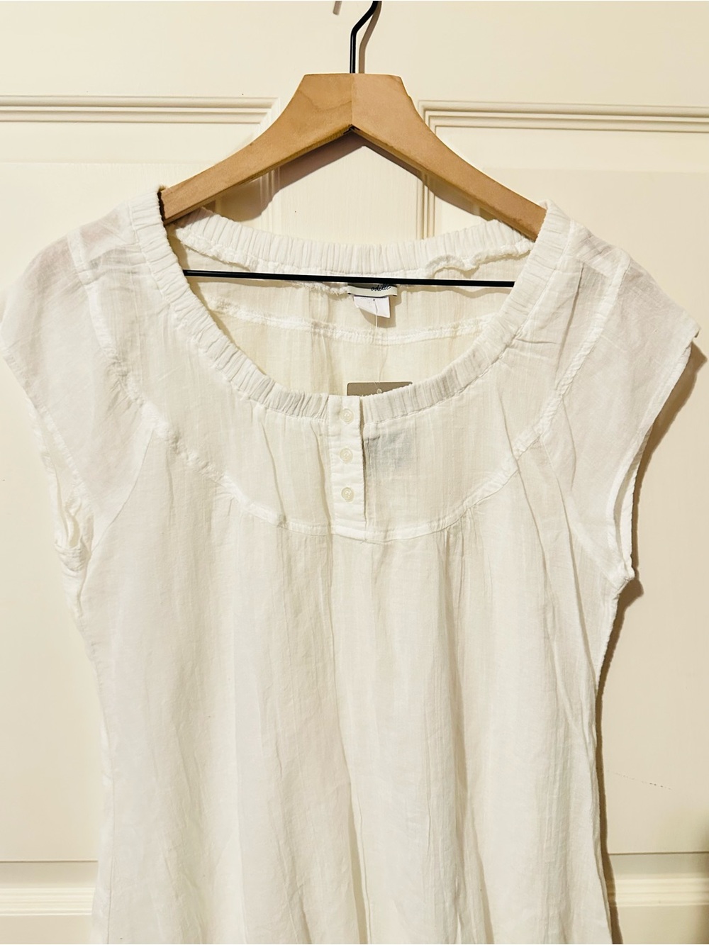 Anthropologie | Top | Odille Ivory Light Cotton Top - Picture 3 of 8
